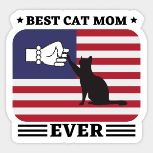 Best Cat Mom Ever Sticker